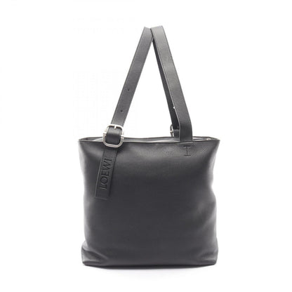 Loewe Tote Loop Zip Black Leather