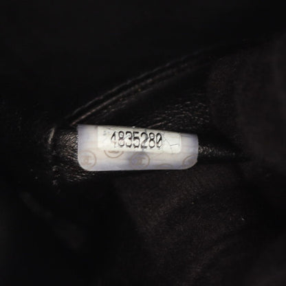 Chanel Tote Quilted Black Patent Leather CC Logo — view 5