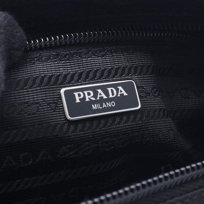 Prada Pouch Re-Nylon Small Black Nylon Leather — view 4