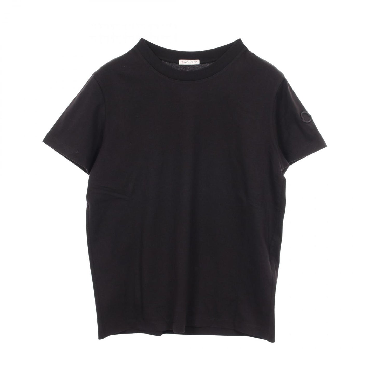 Moncler Short Sleeve T-Shirt Black Cotton