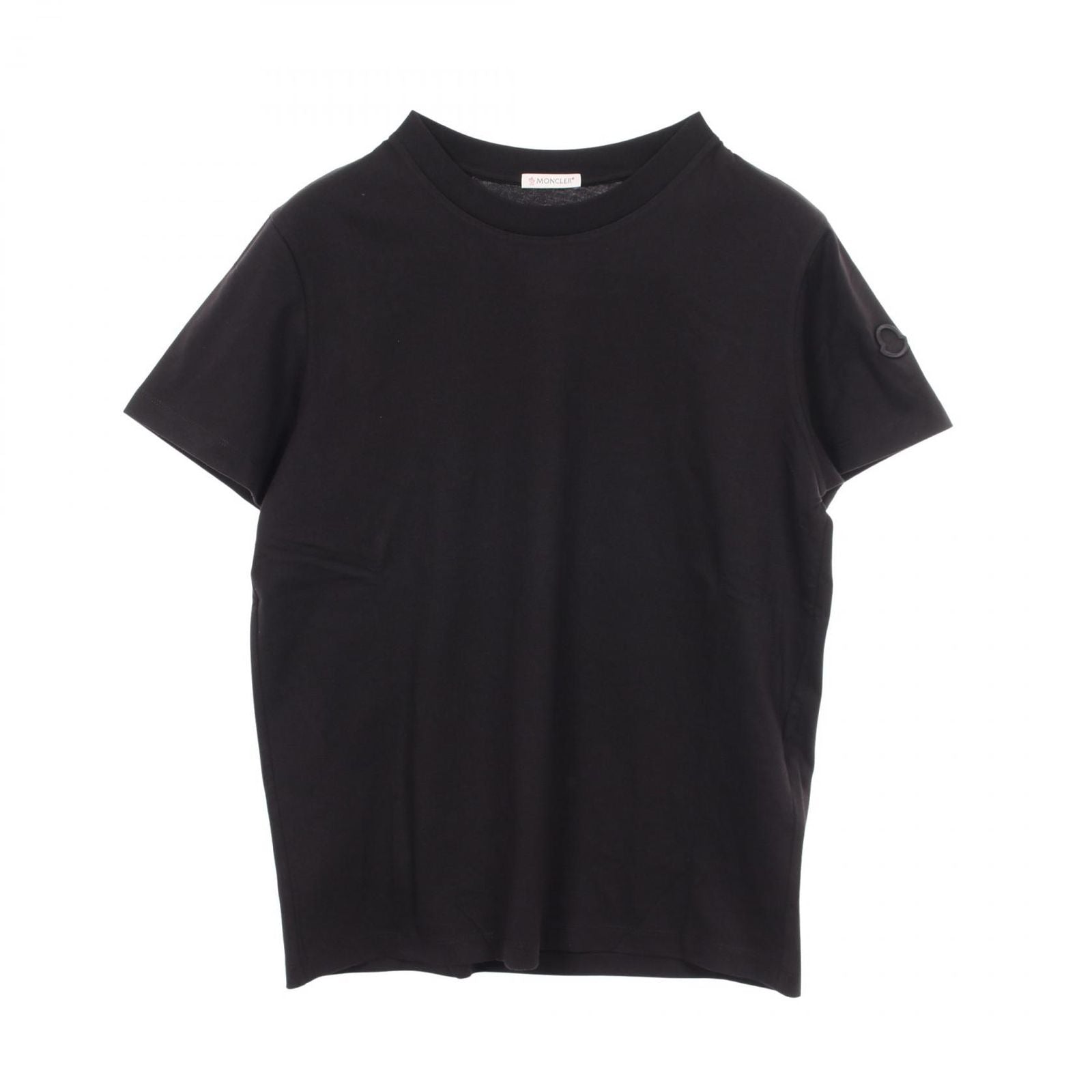 Moncler Short Sleeve T-Shirt Black Cotton
