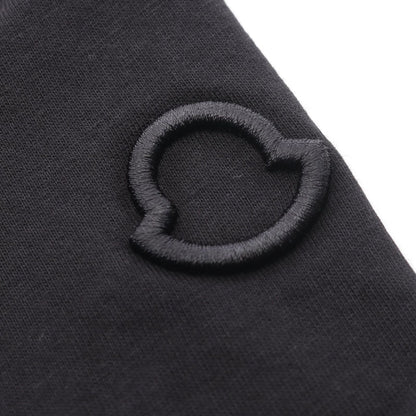 Moncler Short Sleeve T-Shirt Black Cotton — view 6