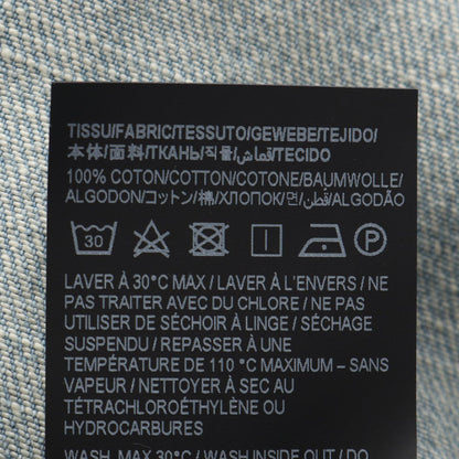 Saint Laurent Paris Light Japanese Lake Cotton Denim Shirt — view 5