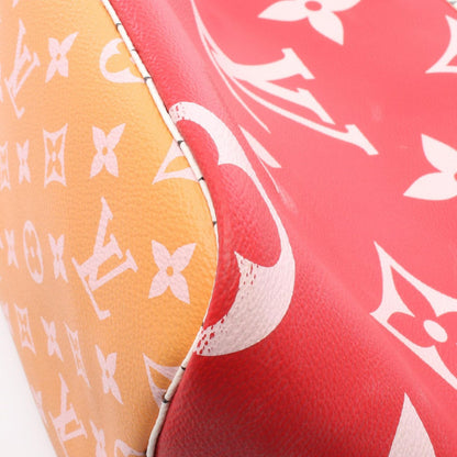 Louis Vuitton Tote Neverfull MM Red Pink Canvas — view 8
