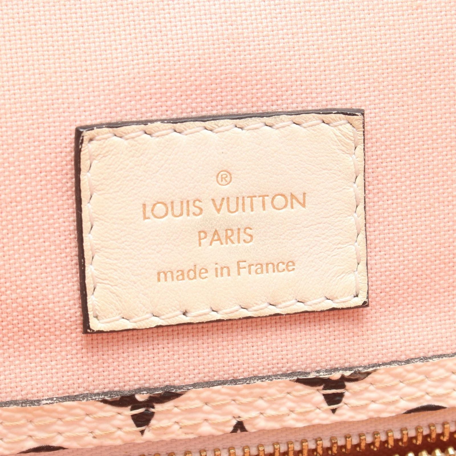 Louis Vuitton Tote Neverfull MM Red Pink Canvas — view 4