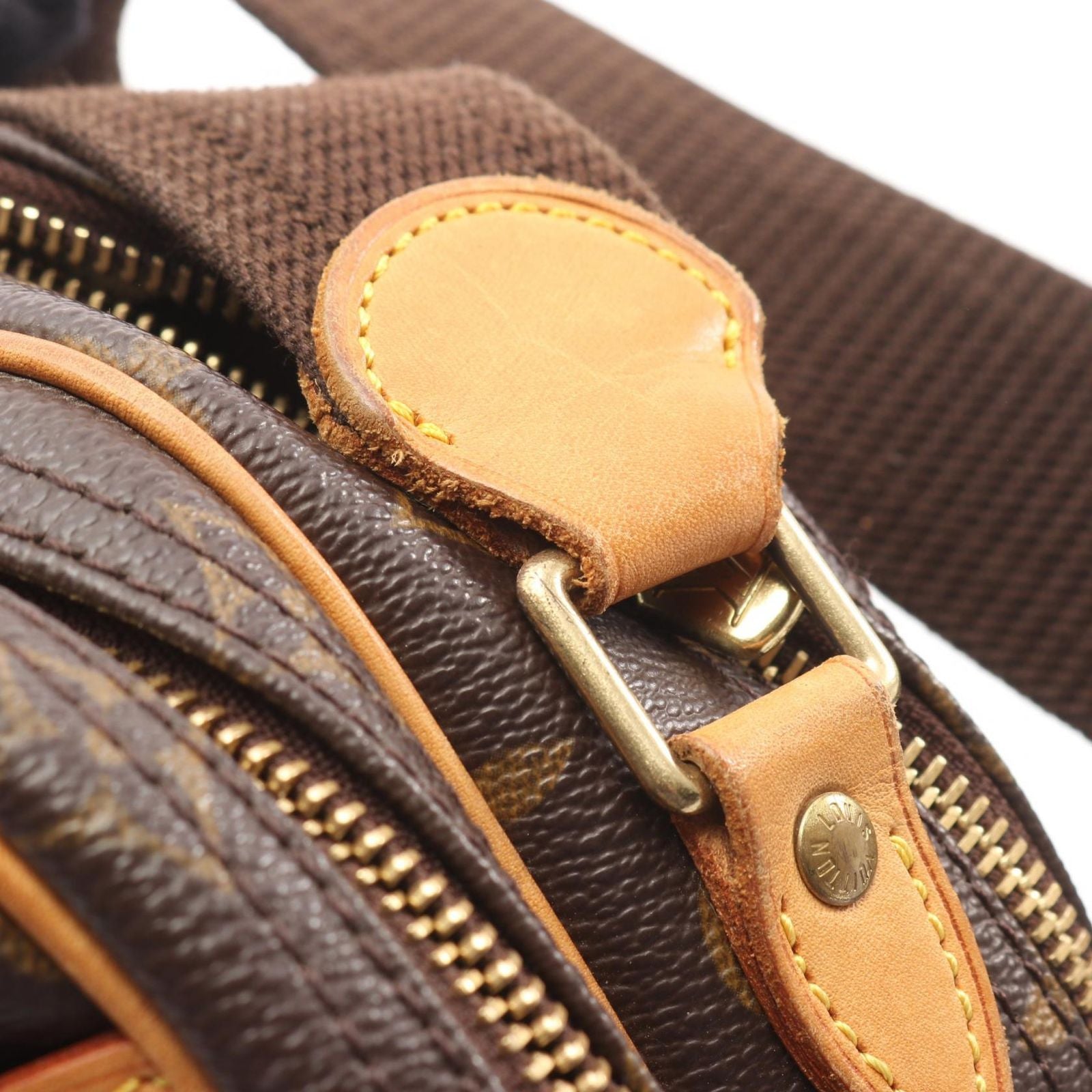 Louis Vuitton Shoulder Bag Reporter PM Canvas Leather — view 8