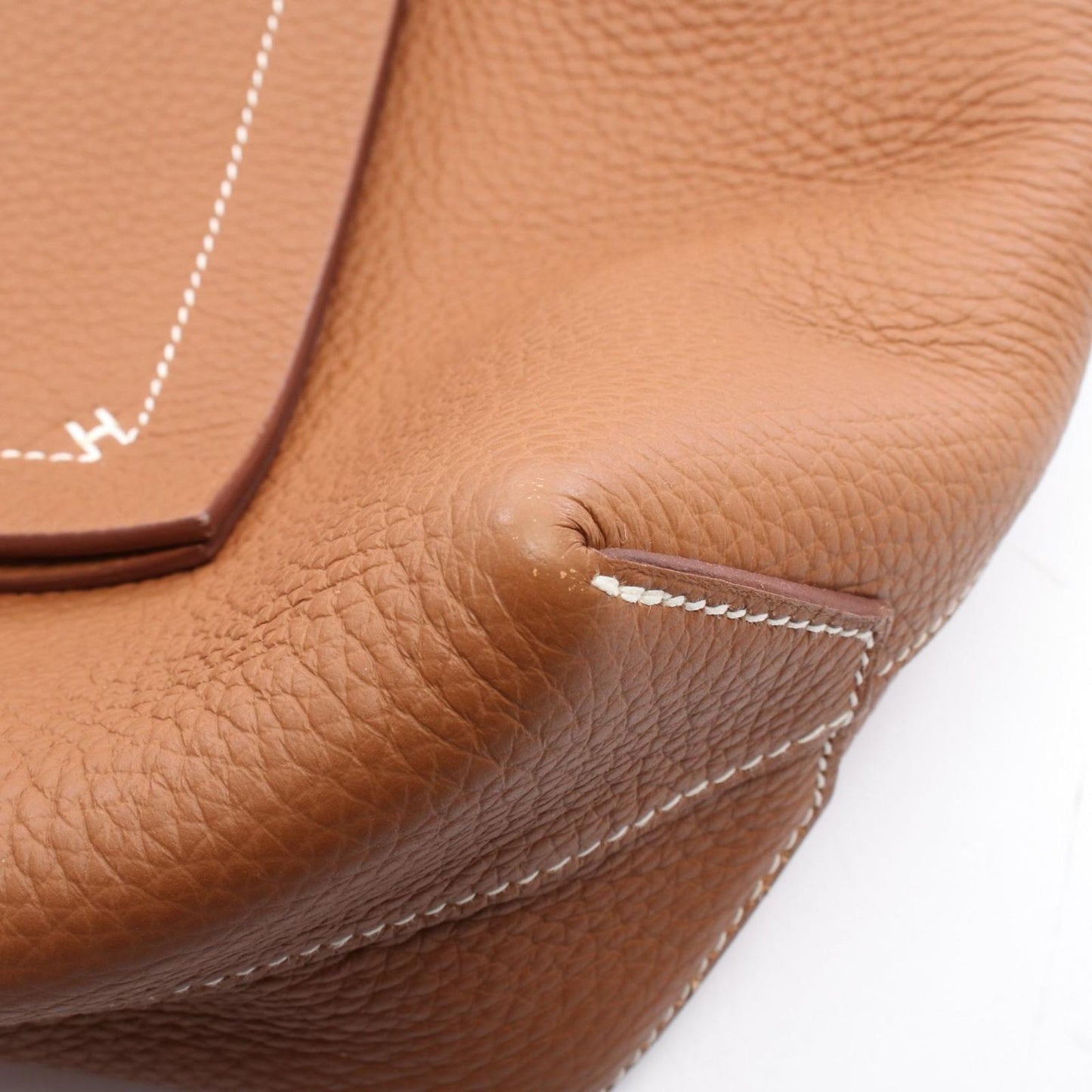 Hermes Tote Cover Series 31 Gold Leather — view 6