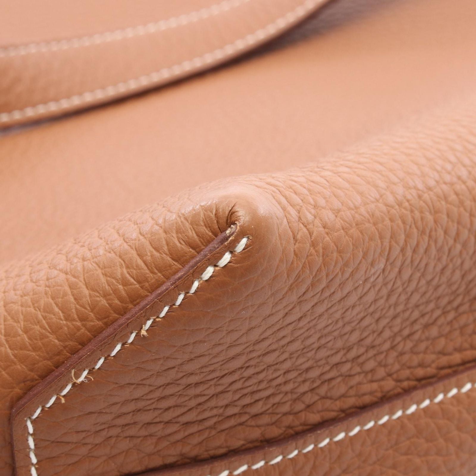 Hermes Tote Cover Series 31 Gold Leather — view 8