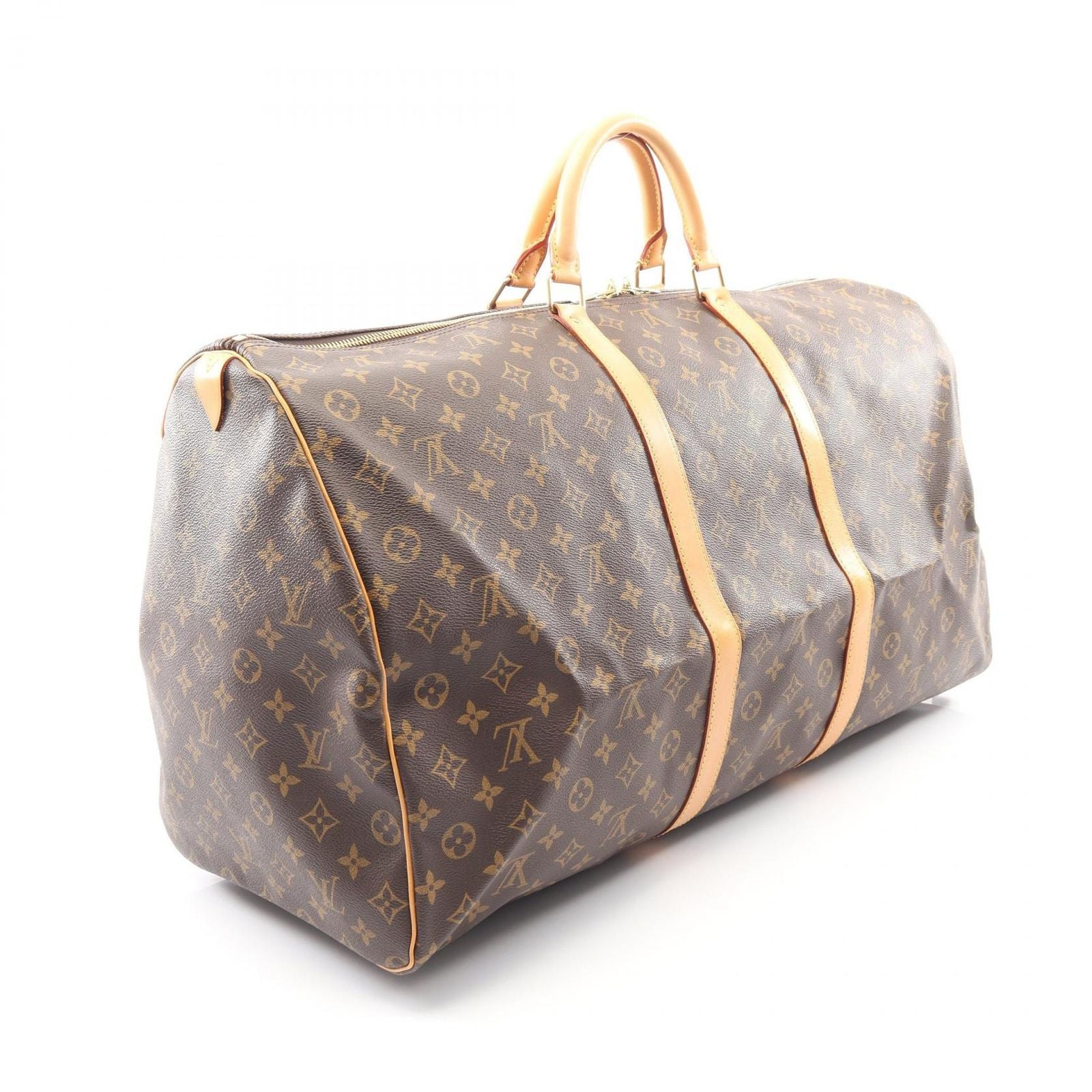Louis Vuitton Boston Bag Keepall 60 Canvas Leather — view 2