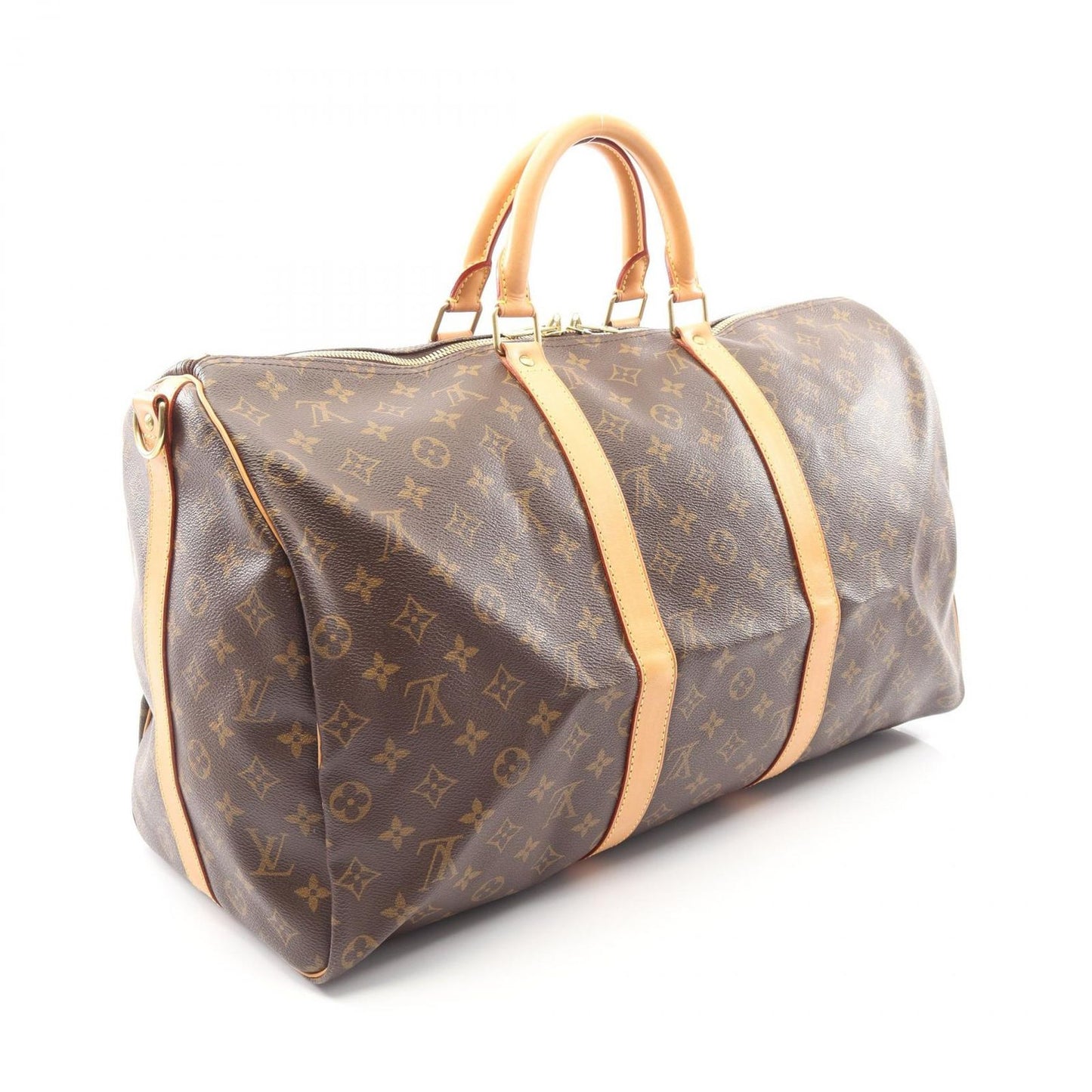 Louis Vuitton Boston Bag Keepall Bandouliere 50 2-Way Canvas Leather — view 2