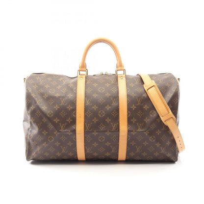 Louis Vuitton Boston Bag Keepall Bandouliere 50 2-Way Canvas Leather
