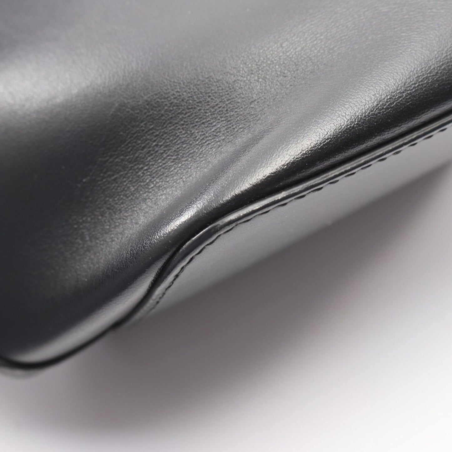 Fendi Shoulder Bag Montresor Black Red Leather — view 7