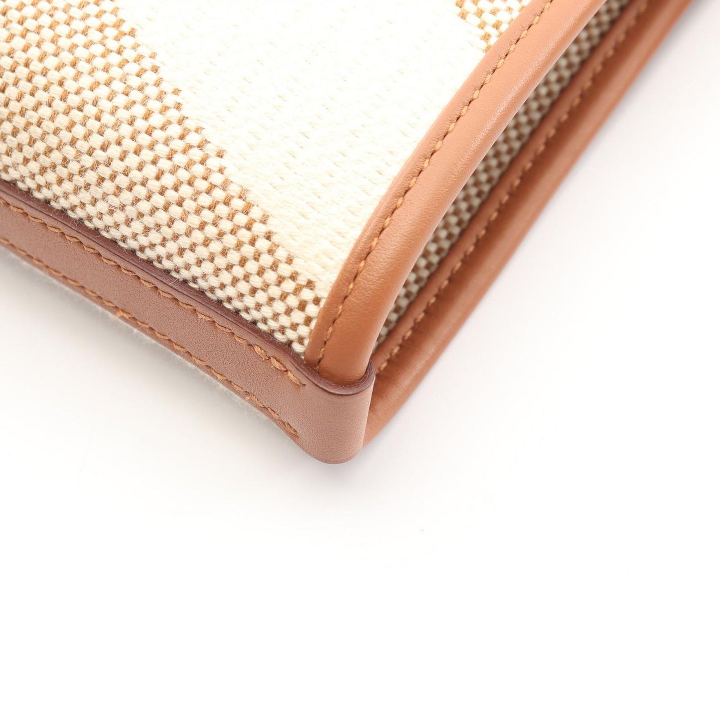 Hermes Tote Ambie GM Ecru Gold Canvas Leather Hmbier GM — view 8