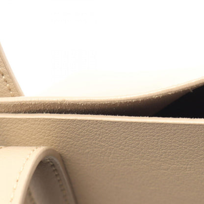Saint Laurent Paris Handbag Shopping Toy 2-Way Light Beige Leather Toy Tote — view 5