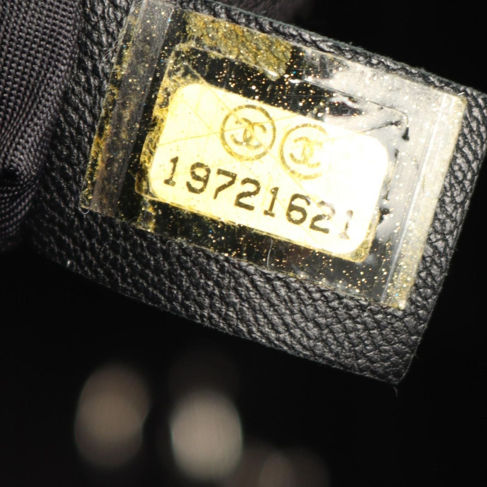 Chanel Tote Paris Biarritz PM Black Canvas Leather PM — view 5