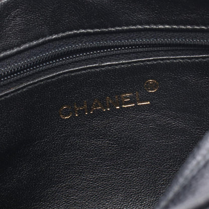 Chanel Shoulder Bag Quilted Cocobol Mini Black Caviar Leather Diamond Stitch — view 4