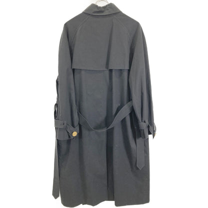 Celine Jesse Era Black Gold Button Trench Coat No Markings — view 2