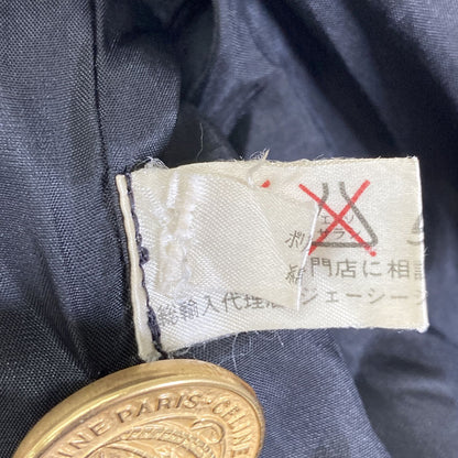 Celine Jesse Era Black Gold Button Trench Coat No Markings — view 5