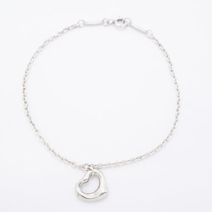 Tiffany & Co Bracelet Open Heart 925 Sterling Silver — view 3