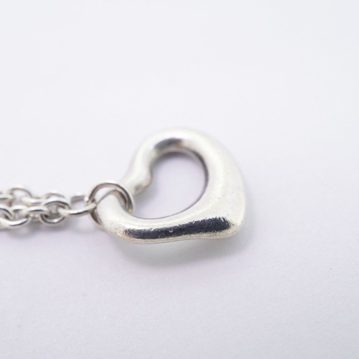 Tiffany & Co Bracelet Open Heart 925 Sterling Silver — view 7