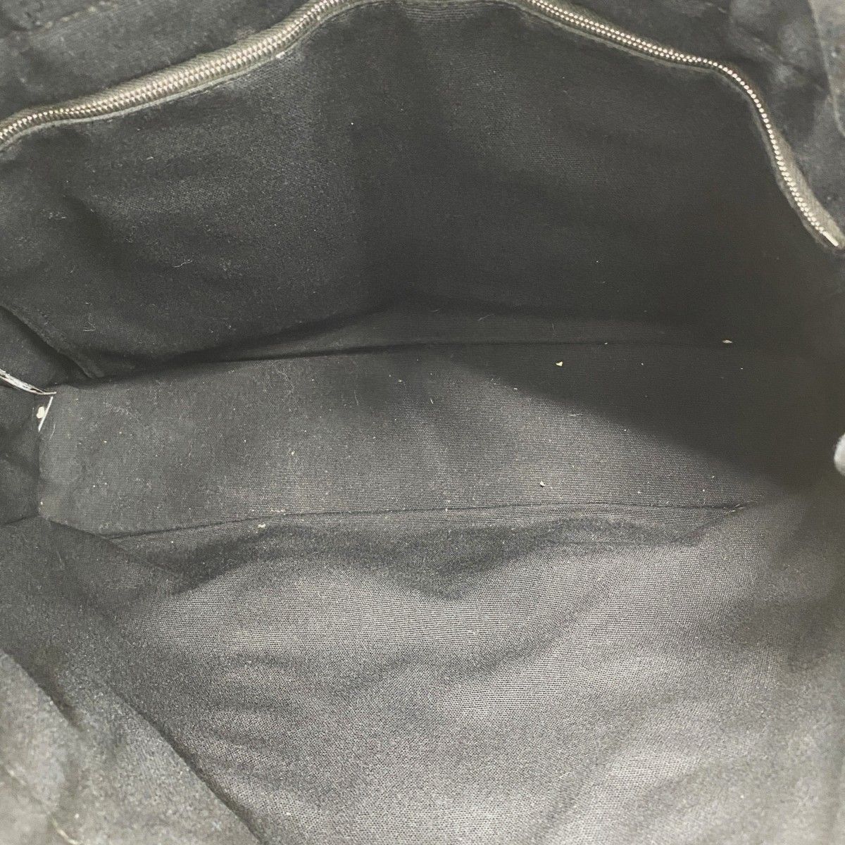 Hermes Tote Fourre Tout MM Canvas Black Silver — view 4