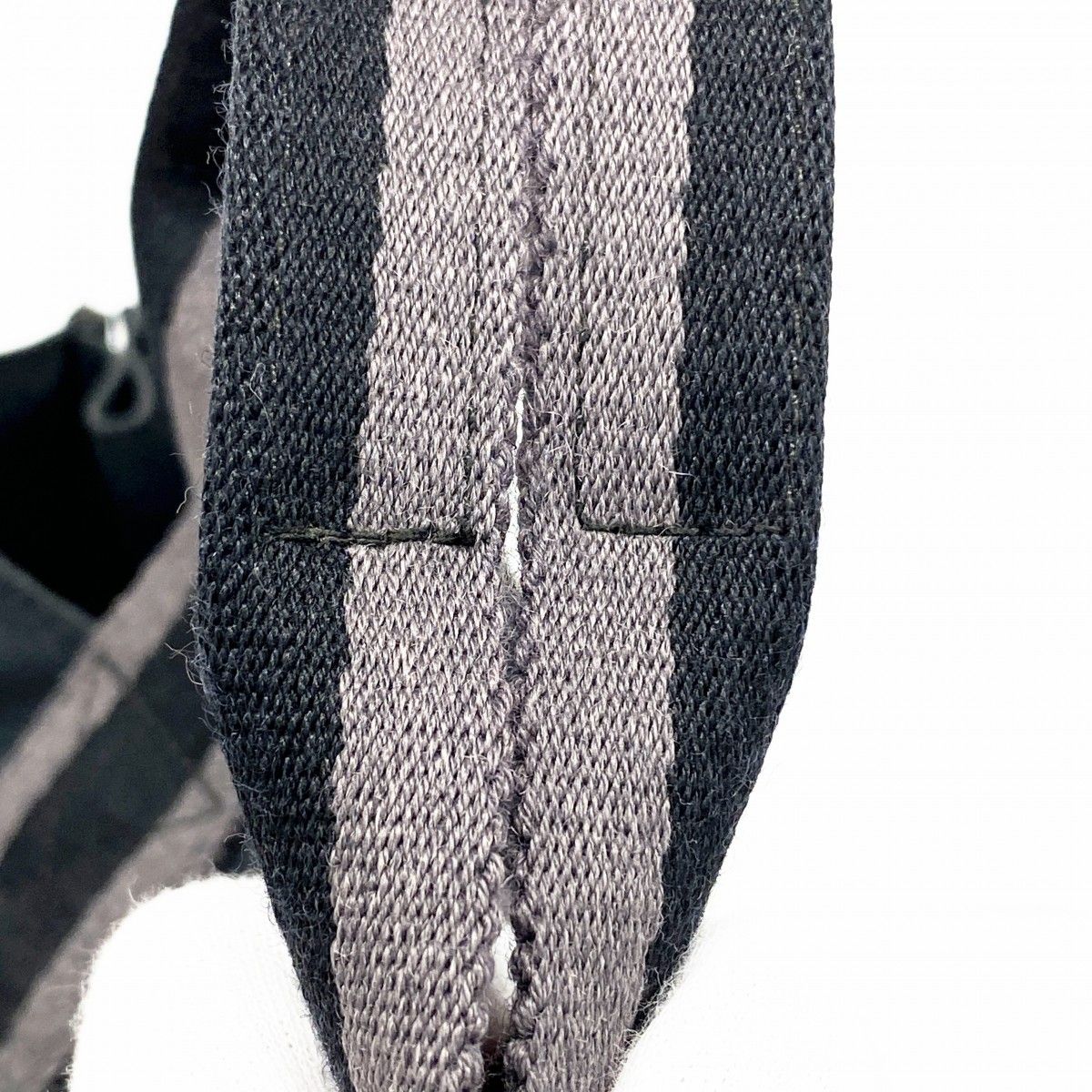 Hermes Tote Fourre Tout MM Canvas Black Silver — view 9