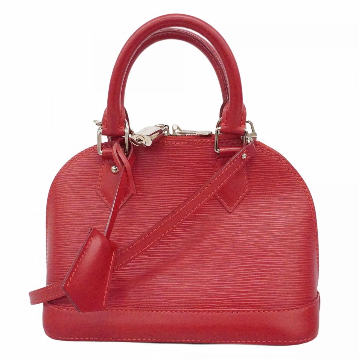 Louis Vuitton Handbag Epi Alma BB Carmine 2-Way Bag