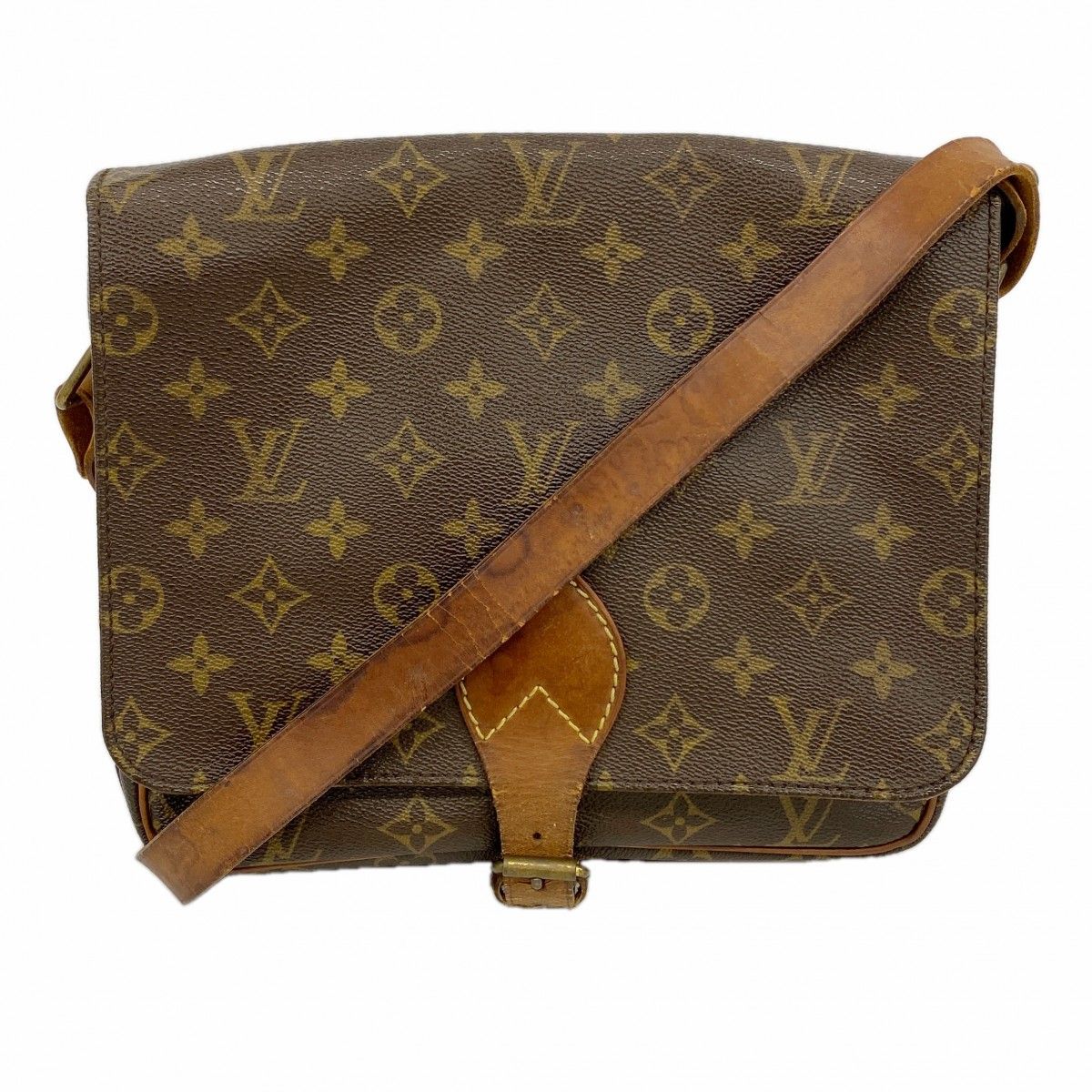 Louis Vuitton Shoulder Bag Monogram Carte Ciel GM Brown