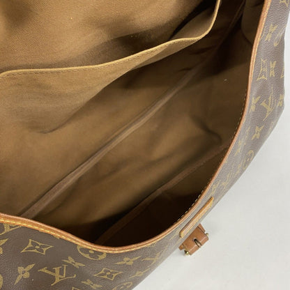 Louis Vuitton Shoulder Bag Monogram Saumur 35 Brown — view 4
