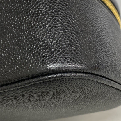 Chanel Vanity Bag Caviar Leather Black Gold — view 6