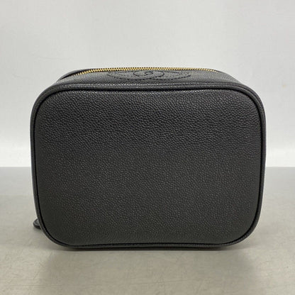 Chanel Vanity Bag Caviar Leather Black Gold — view 3