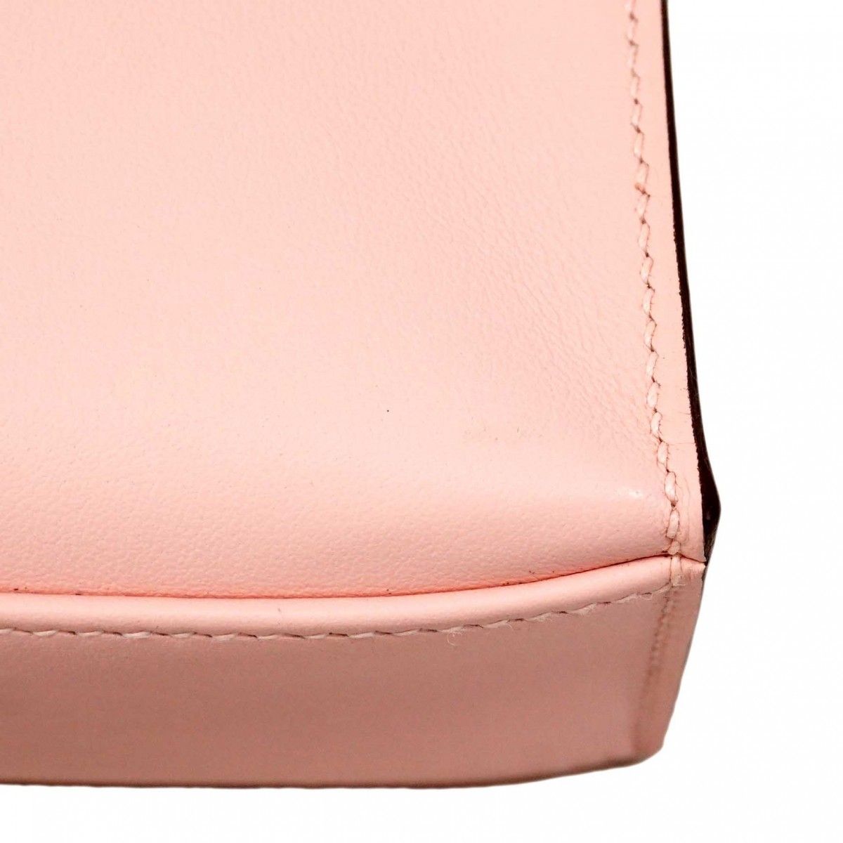 Hermes Handbag Pochette Kelly Swift Rose Sakura Silver — view 7