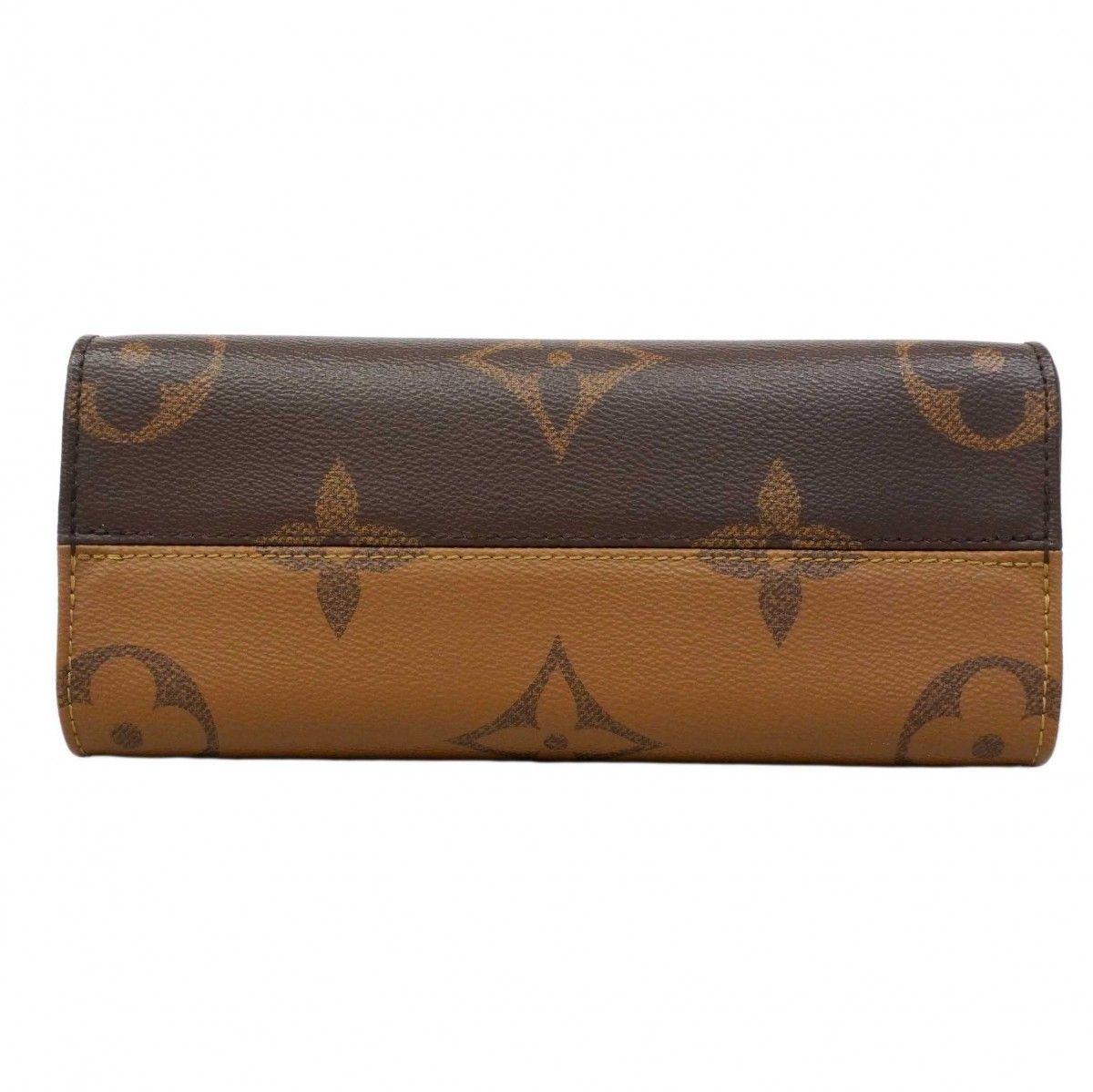 Louis Vuitton Handbag Monogram Giant Reverse On The Go PM Brown 2-Way Bag — view 3