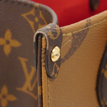 Louis Vuitton Handbag Monogram Giant Reverse On The Go PM Brown 2-Way Bag — view 6