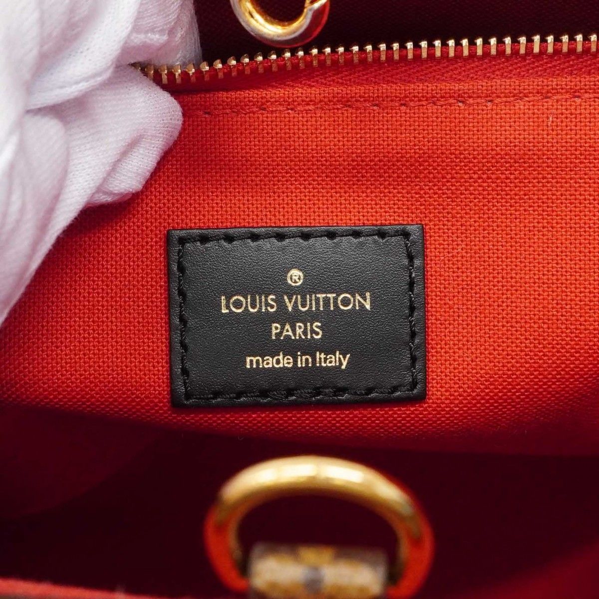 Louis Vuitton Handbag Monogram Giant Reverse On The Go PM Brown 2-Way Bag — view 5