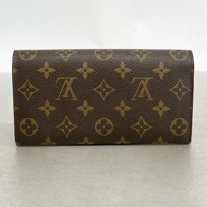 Louis Vuitton Wallet Monogram Pochette Porte-Monnaie Cles Brown — view 9
