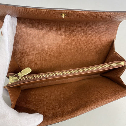 Louis Vuitton Wallet Monogram Pochette Porte-Monnaie Cles Brown — view 3
