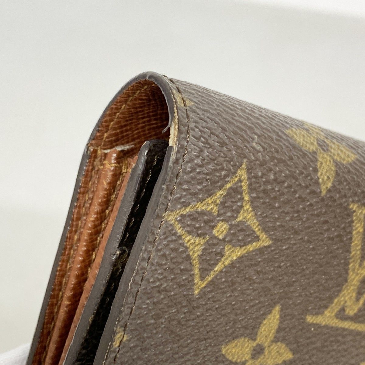 Louis Vuitton Wallet Monogram Pochette Porte-Monnaie Cles Brown — view 5