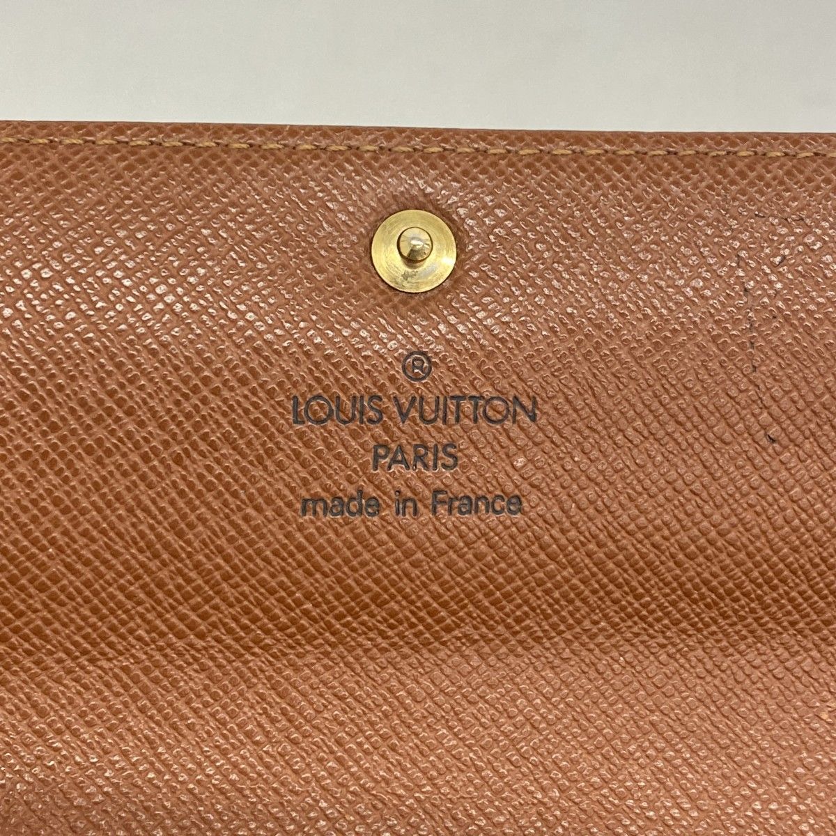 Louis Vuitton Wallet Monogram Pochette Porte-Monnaie Cles Brown — view 4
