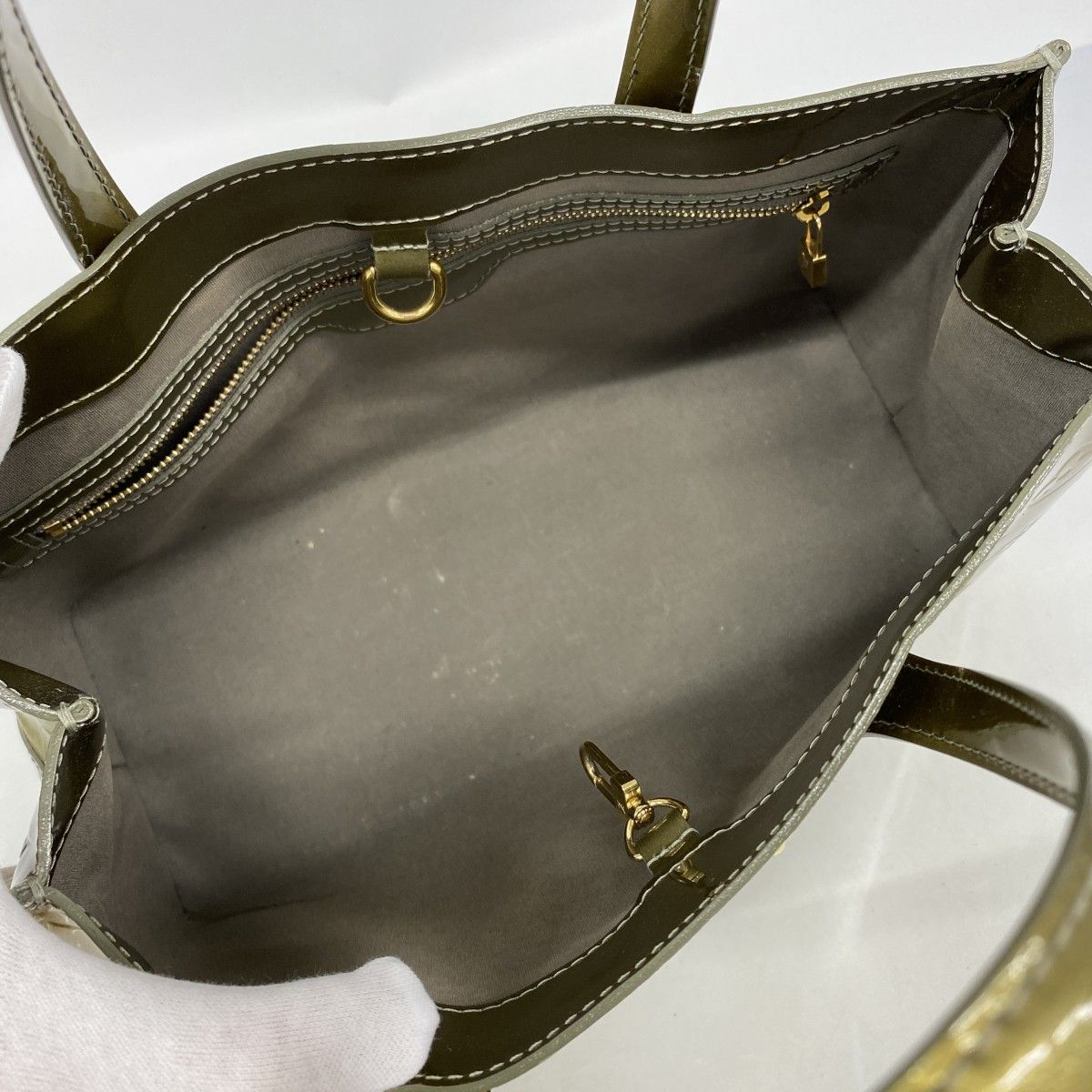 Louis Vuitton Handbag Vernis Wilshire PM Griard Deco — view 4