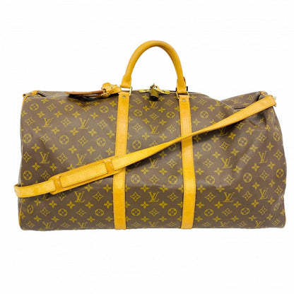 Louis Vuitton Boston Bag Monogram Keepall Bandouliere 60 Brown