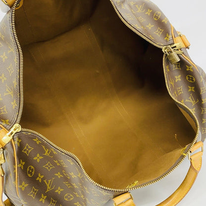 Louis Vuitton Boston Bag Monogram Keepall Bandouliere 60 Brown — view 4