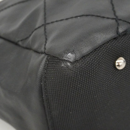 Chanel Tote Paris Biarritz Canvas Black Silver — view 7