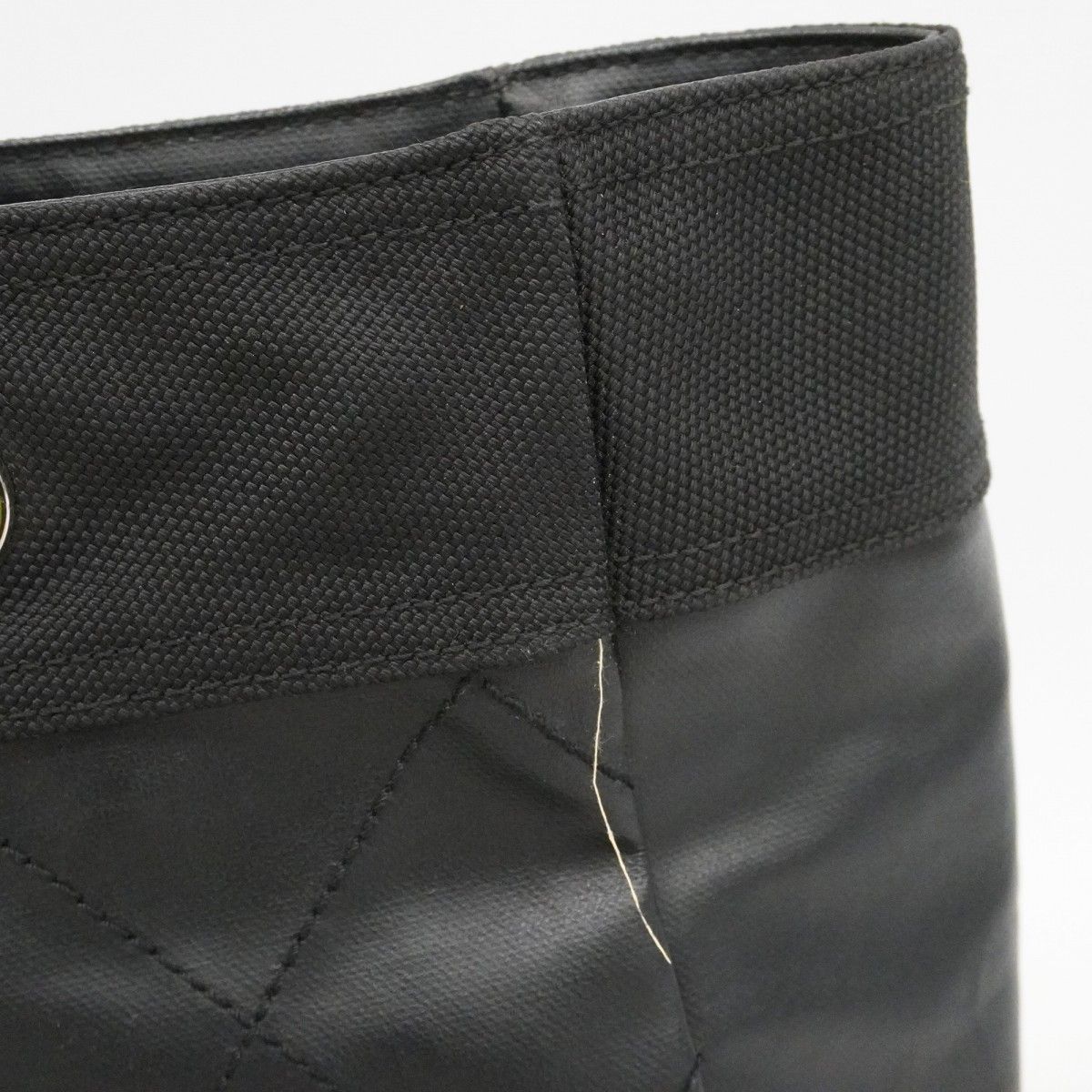 Chanel Tote Paris Biarritz Canvas Black Silver — view 9
