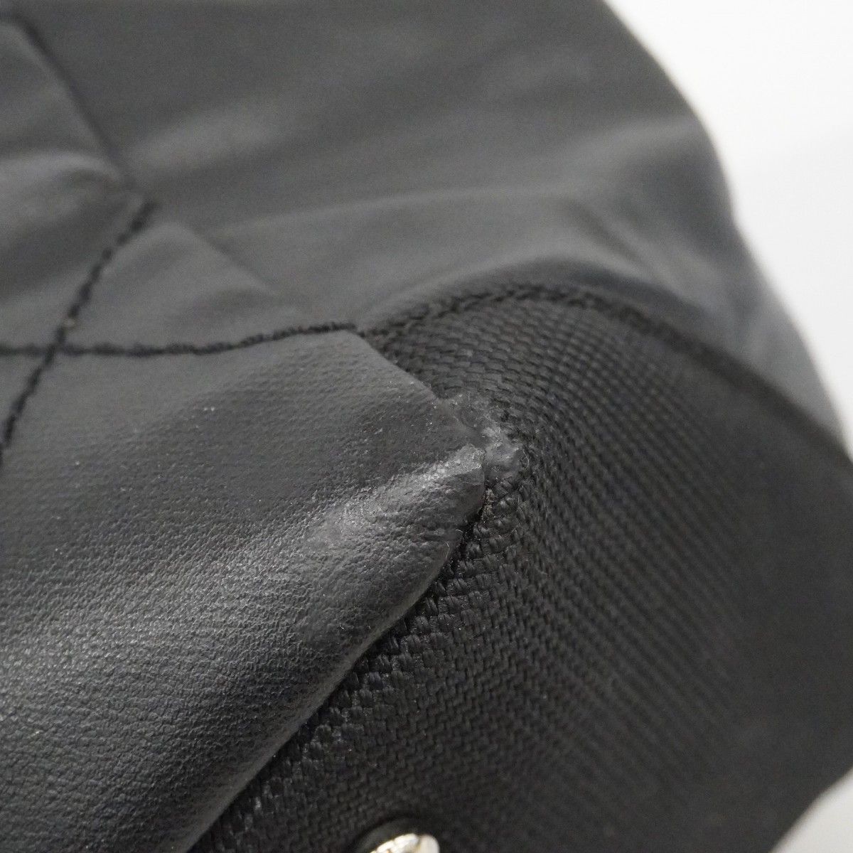 Chanel Tote Paris Biarritz Canvas Black Silver — view 8