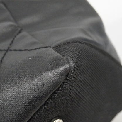 Chanel Tote Paris Biarritz Canvas Black Silver — view 8