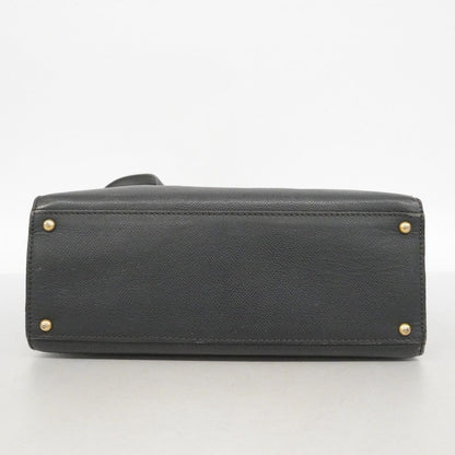 Chanel Shoulder Bag Caviar Leather Black Gold — view 3