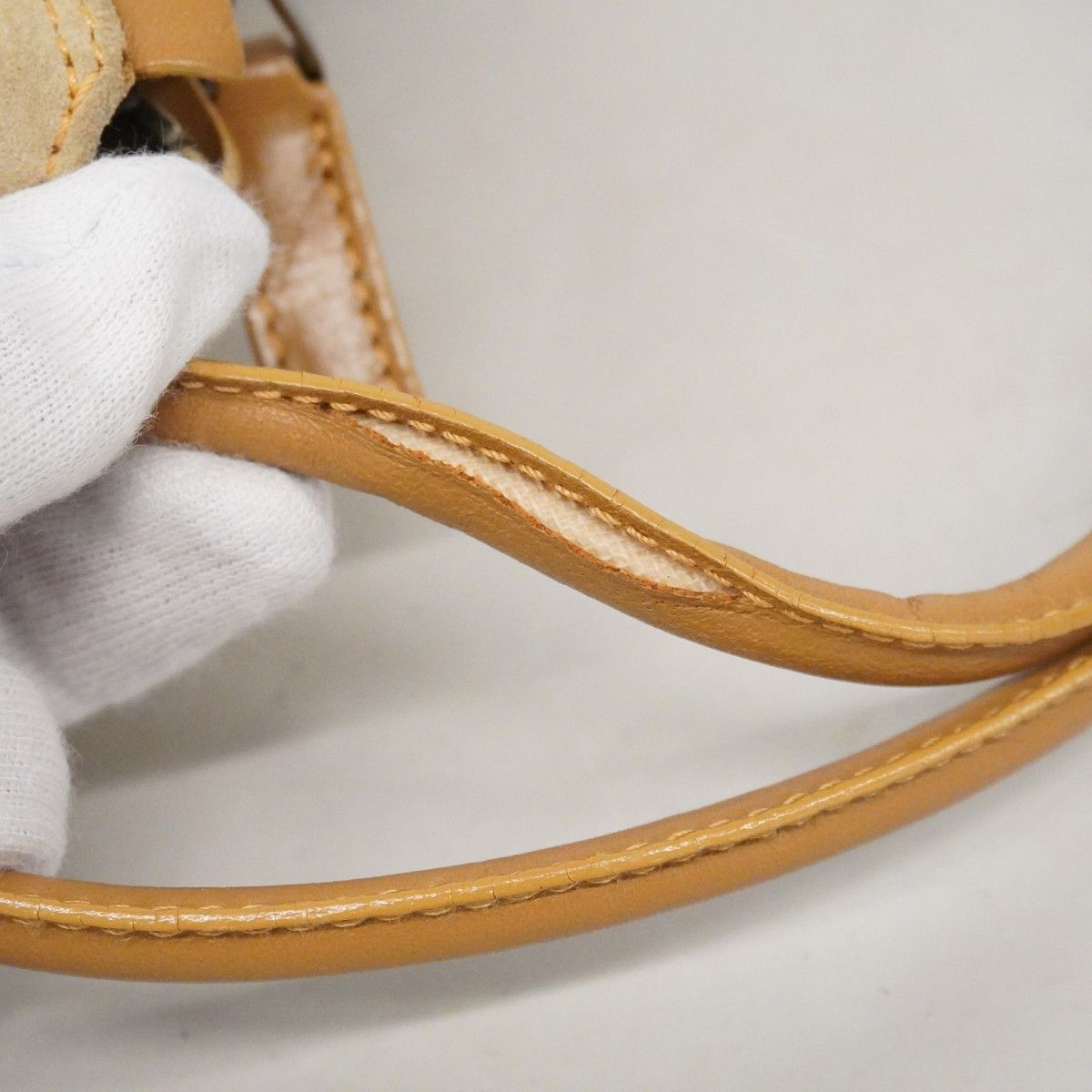 Gucci Shoulder Bag 001 Suede Leather Brown Silver — view 6