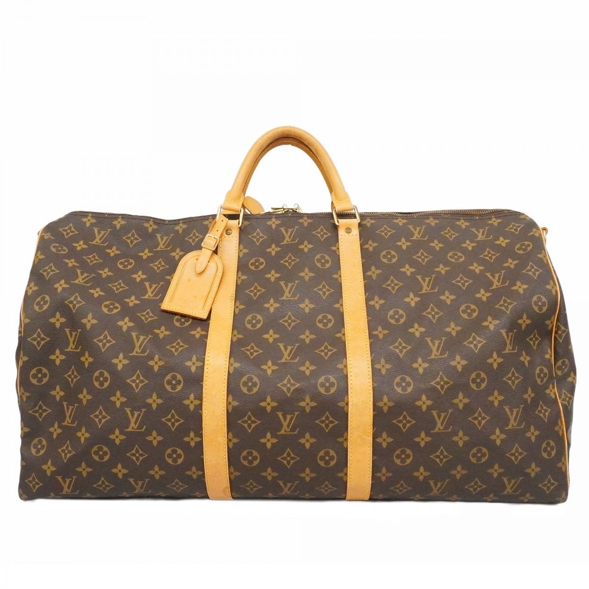 Louis Vuitton Boston Bag Monogram Keepall Bandouliere 60 Brown