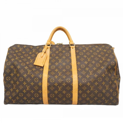 Louis Vuitton Boston Bag Monogram Keepall Bandouliere 60 Brown